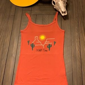 Womens western tank top